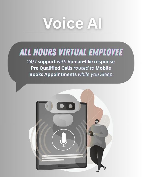 AI voice assistant 247 on your tradesmen website